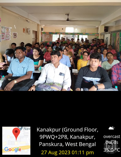 Outreach Programme at Anjali Social Welfare Research Foundation Panskura organized by SVS on 27.08.2023