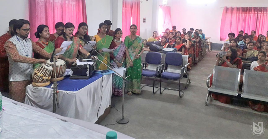Outreach Programme on NEP 2020 at Gourangdi B.Ed. College by SVS on 24.05.2022.
