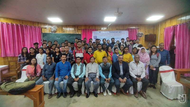 Prospects and Challenges of Commerce Education through ODL and way forward organized by Dept. of Commerce, SPS at MMC College on 20.11.2022