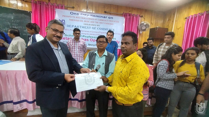 Prospects and Challenges of Commerce Education through ODL and way forward organized by Dept. of Commerce, SPS at MMC College on 20.11.2022