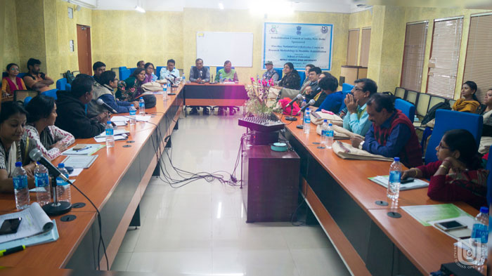 Rehabilitation Council of India (RCI), New Delhi sponsored Five-Day National Level Refresher Course on Research Methodology in Disability Rehabilitation.