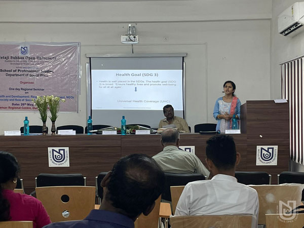 Regional Level Seminar on 'Adolescent Health and Development: Response of Government, NGOs, Civil Society and Role of Social Work Professionals' at Durgapur RC on 26.05.2023