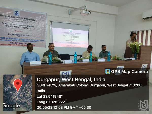Regional Level Seminar on 'Adolescent Health and Development: Response of Government, NGOs, Civil Society and Role of Social Work Professionals' at Durgapur RC on 26.05.2023