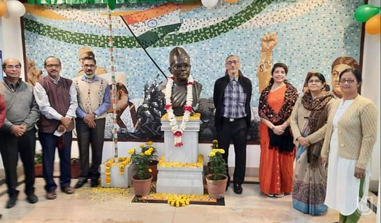 Republic Day Celebration in NSOU HQ on 26.01.2022.