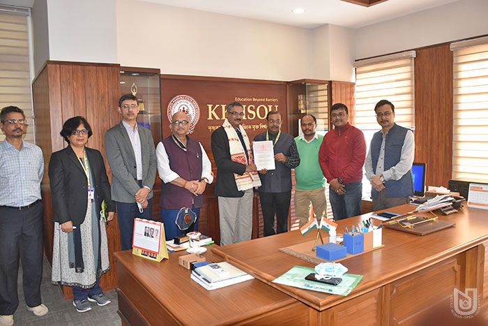 Signing of MOU with Krishna Kanta Handiqui State Open University (KKHSOU), 9-10 December 2021