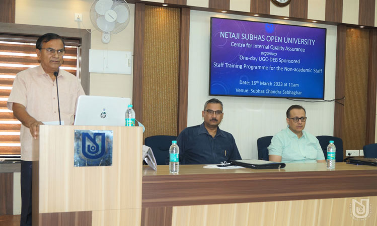 One-day UGC-DEB Sponsored Staff Training Programme for the Non-academic Staff on 16.03.2023