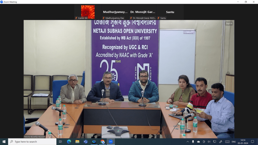 One-Day State Level Seminar on 'IPR in the age of Emerging Technology' on 05.01.2024.
