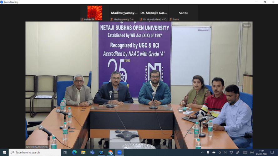 One-Day State Level Seminar on 'IPR in the age of Emerging Technology' on 05.01.2024.