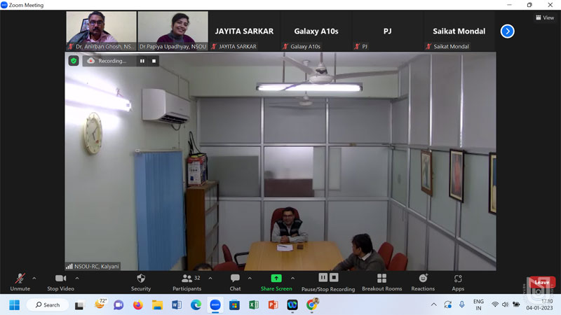 State Level Webinar on Digital Learning & Blended Learning Students Week on 04.01.2023.