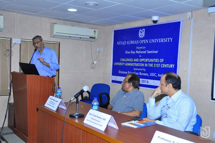 UGC-DEB sponsored one day National Seminar on Challenges and Opportunities of University Administration in the 21st Century
