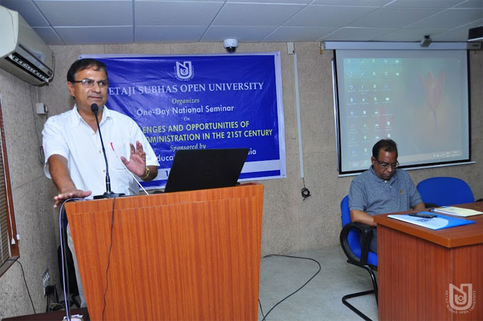 UGC-DEB sponsored one day National Seminar on Challenges and Opportunities of University Administration in the 21st Century
