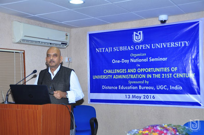 UGC-DEB sponsored one day National Seminar on Challenges and Opportunities of University Administration in the 21st Century