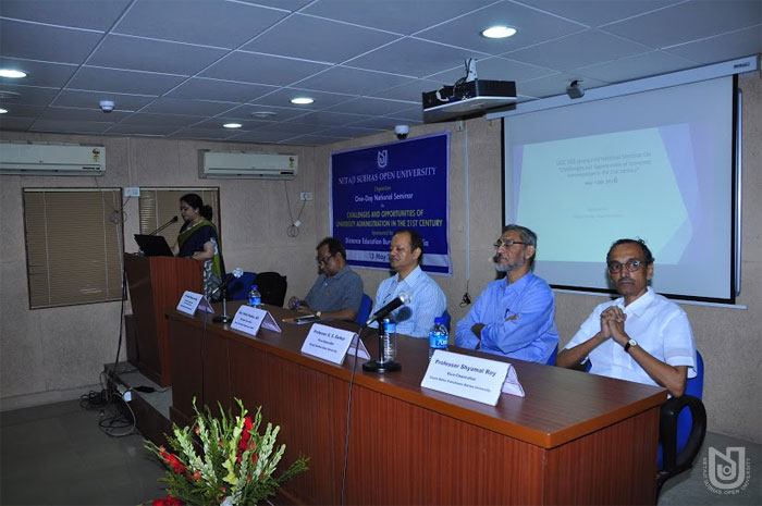 UGC-DEB sponsored one day National Seminar on Challenges and Opportunities of University Administration in the 21st Century