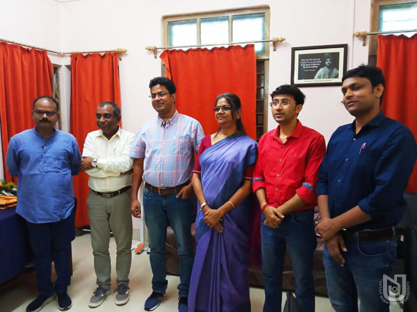 Visit of the team from the School of Sciences to S. R. Fatehpuria College for inspecting the feasibility of opening UG Science Programs on 24.06.2022