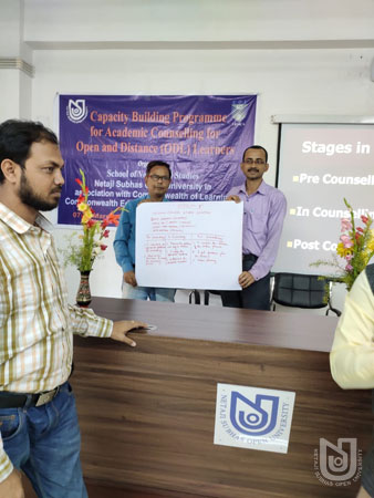 Workshop for Academic Counsellors organized by SVS-NSOU in association with CEMCA-COL at Jalpaiguri RC, 7-8 March 2020