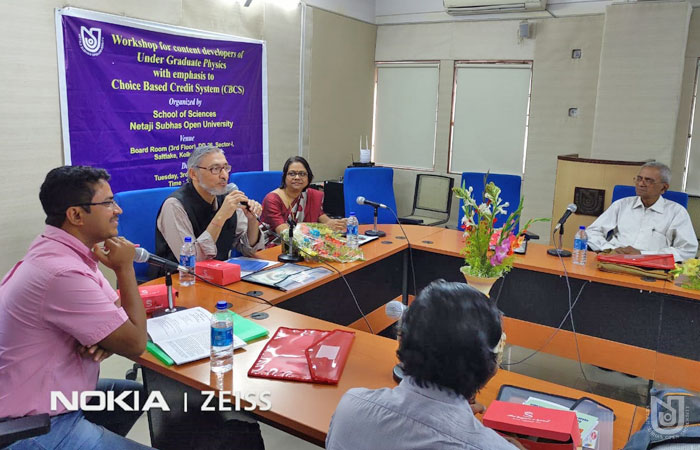 Workshop for Content Developers of UG Physics with emphasis to CBCS, organised by School of Sciences, NSOU, at Saltlake, Kolkata, on 03rd March, 2020.