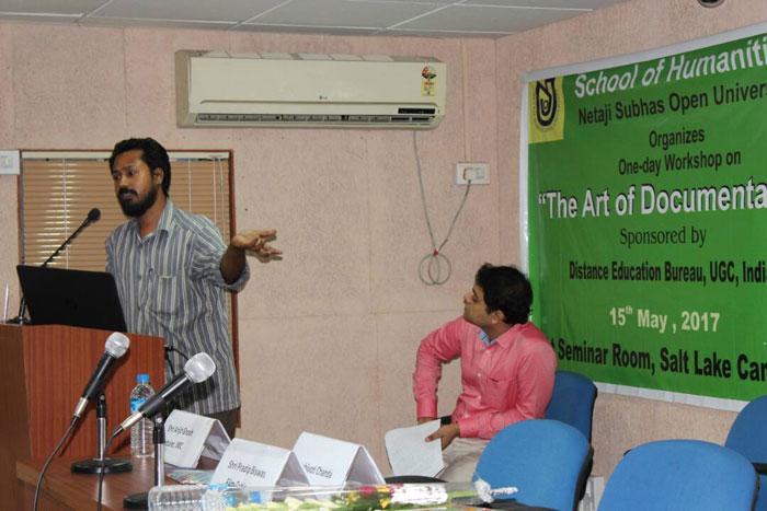 One Day Workshop on The Art of Documentary at Salt Lake Campus, 15.05.2017