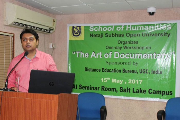 One Day Workshop on The Art of Documentary at Salt Lake Campus, 15.05.2017