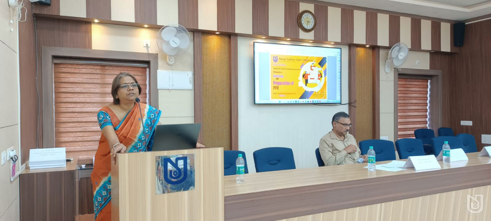 Workshop on PPR organized by School of Sciences in association with CIQA on 28.02.2023.