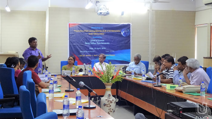 Workshop on Preparation of SLM of UG Mathematics under CBCS at NSOU