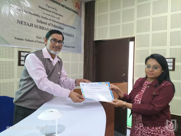 Valediction and closing of the 7 day Workshop on Research Methodology in Behavioral and Social Sciences, organized by Dept. of Education, at SoE Kalyani RC, on 08.02.2023.