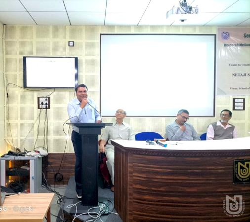Valediction and closing of the 7 day Workshop on Research Methodology in Behavioral and Social Sciences, organized by Dept. of Education, at SoE Kalyani RC, on 08.02.2023.