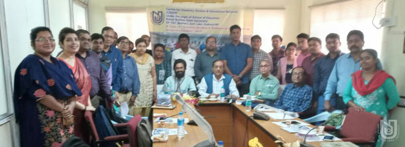 Commencement of the 4th Cycle of Six-Month Certificate Course on 'Capacity Building & Professional development on Inclusive Education', offered by CDSER under the aegis of SoE, NSOU.